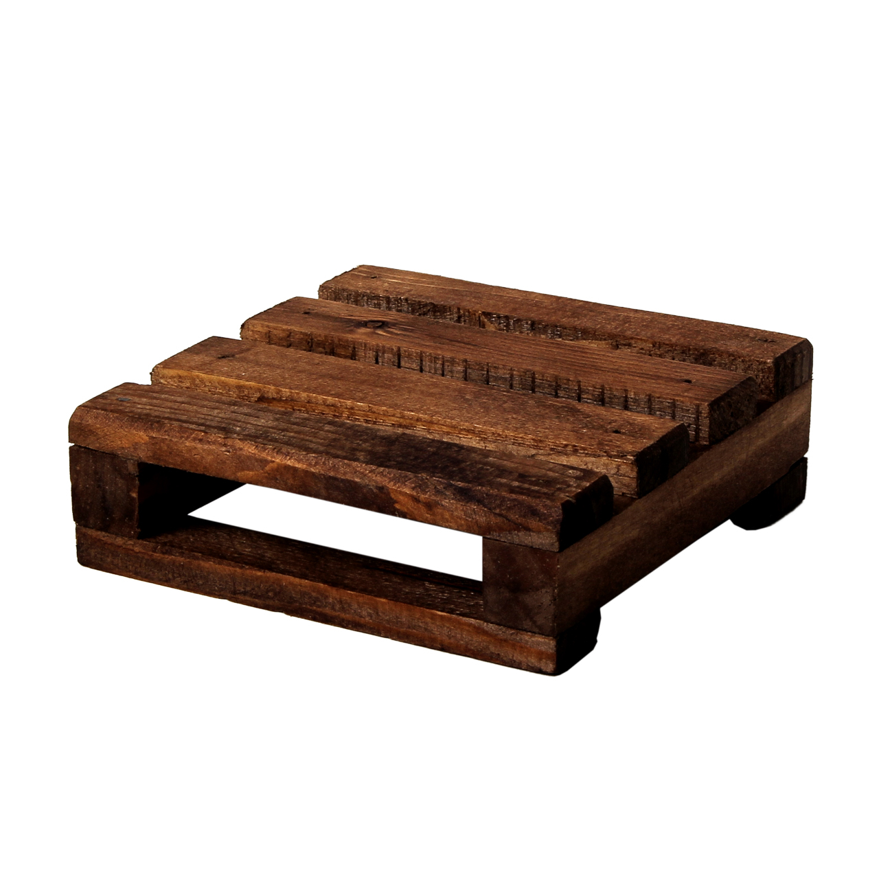 Mini-Holz-Paletten-Untersetzer – Geeignet für Teetassen, Tassen & Gläser (6er-Pack)