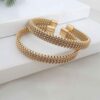 Minimalistisches, geflochtenes Manschettenarmband für Damen – Zart, verstellbar & elegant