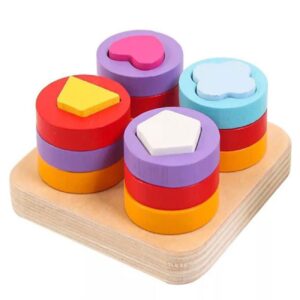Montessori Sinnes-Spielzeug – Formen & Geometrie lernen für Kinder
