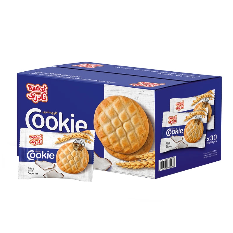 Naderi Koloocheh iranische Stempelkekse mit Kokosfüllung – (30x), 65 g