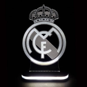 Nachtlicht mit Real-Madrid-Teamlogo-Design