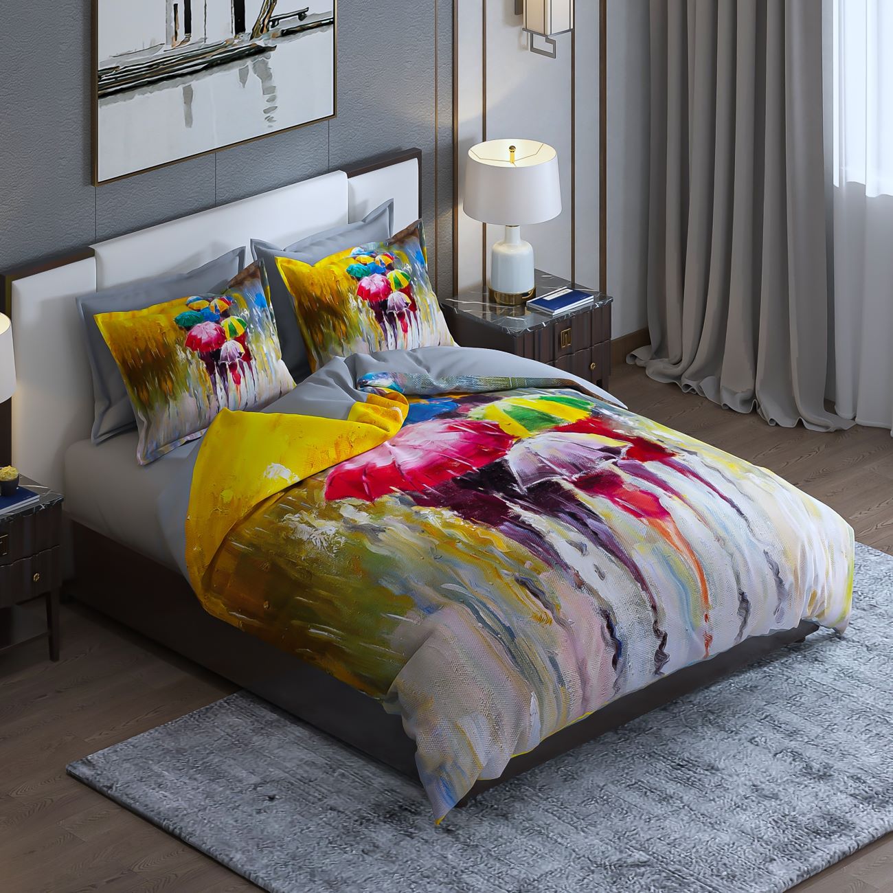 Rojha 6-teiliges Doppelbett-Bettwäsche-Set – Modell 2003