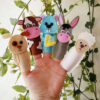 Filz-Fingerpuppen-Set – Bauernhoftiere für Kinder, geeignet für kreatives Spielen