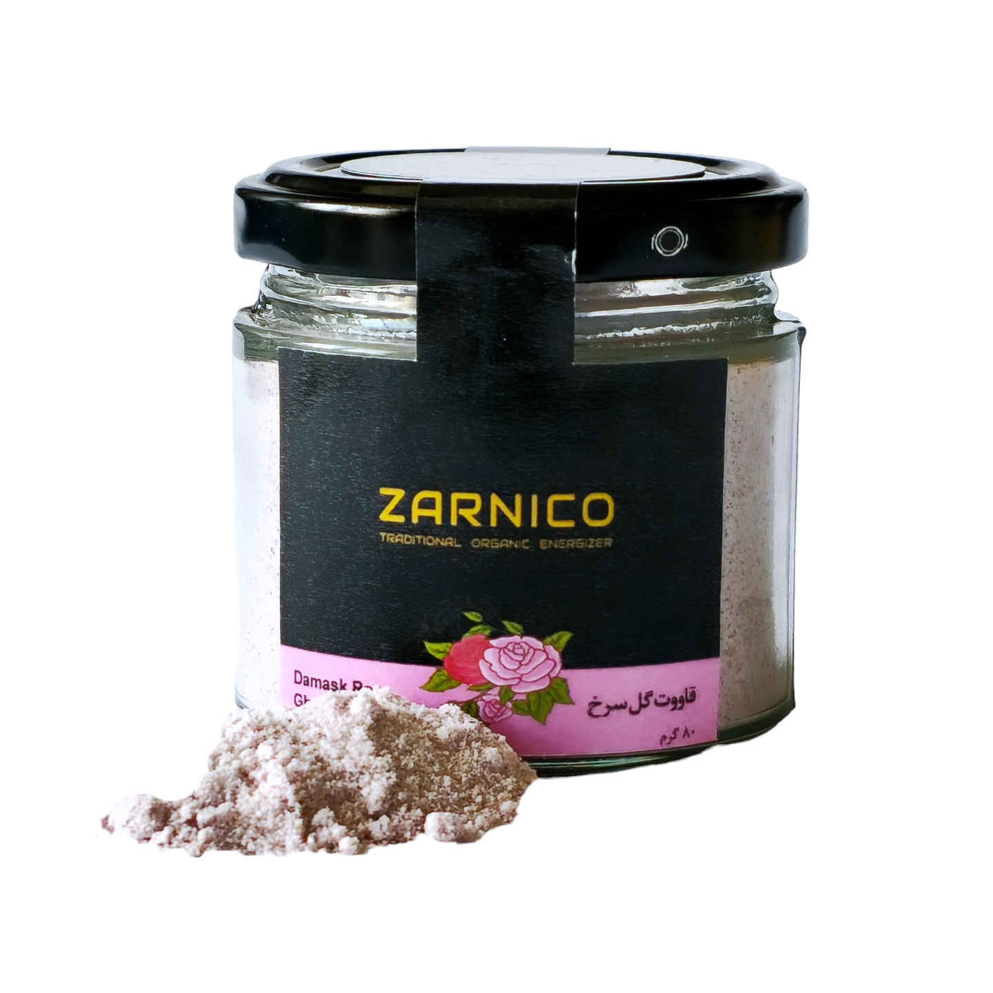 Traditioneller persischer Rosen-Energie-Mix, für maximale Gesundheitsvorteile – Zarniko (80g), 5er-Pack