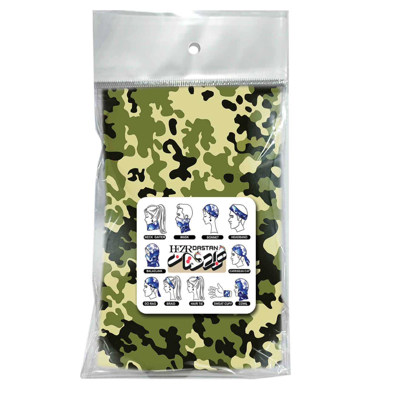 Trendiges Schlauchtuch Unisex – Leicht, atmungsaktiv & vielseitig, verwendbar als Schal, Stirnband