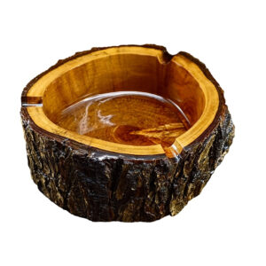 Holzscheiben-Aschenbecher – Für Raucher mit rustikalem Stil