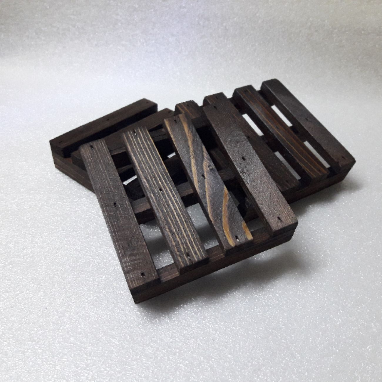 Set aus Holz-Paletten-Untersetzern – Geeignet für den täglichen Gebrauch (6er-Pack)