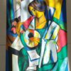 Abstract-Gouache-Painting-in-Cubist-Style-–-Gift-Ready-Wall-Piece