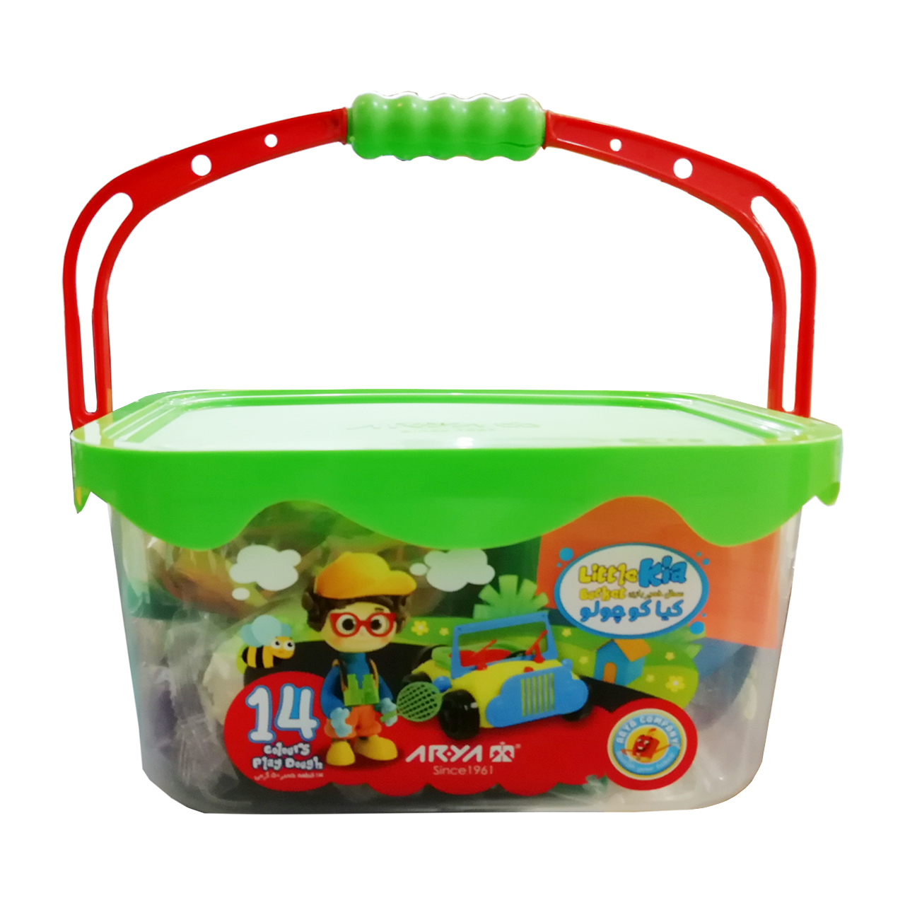 Aria Kreativ-Knetmasse-Set – Kia Koochooloo Modell 1026, Packung mit 14