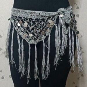 Bauchtanz-Gürtel – Münzenschal, Performance-Accessoire für Partys