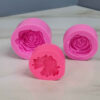 Kerzenform-Set – Anemone, Gänseblümchen & klassische Rose, 3-teilig
