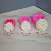 Kerzenform-Set – Anemone, Gänseblümchen & klassische Rose, 3-teilig