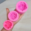 Kerzenform-Set – Anemone, Gänseblümchen & klassische Rose, 3-teilig