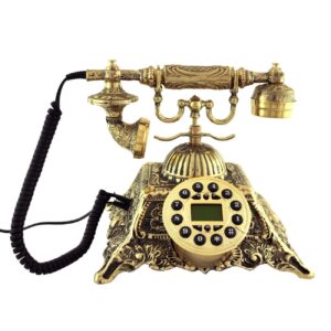Klassisches Messingtelefon: Zeitlose Schönheit für Ihr Zuhause