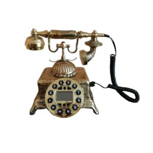 Klassisches Vintage-Messingtelefon – Zeitlose Eleganz für Ihre Dekoration