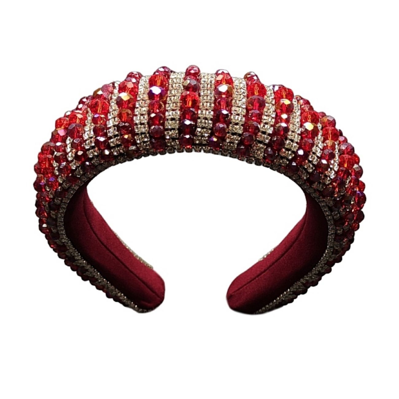 Kopfband mit Kristallperlen – Glanzvoller Look