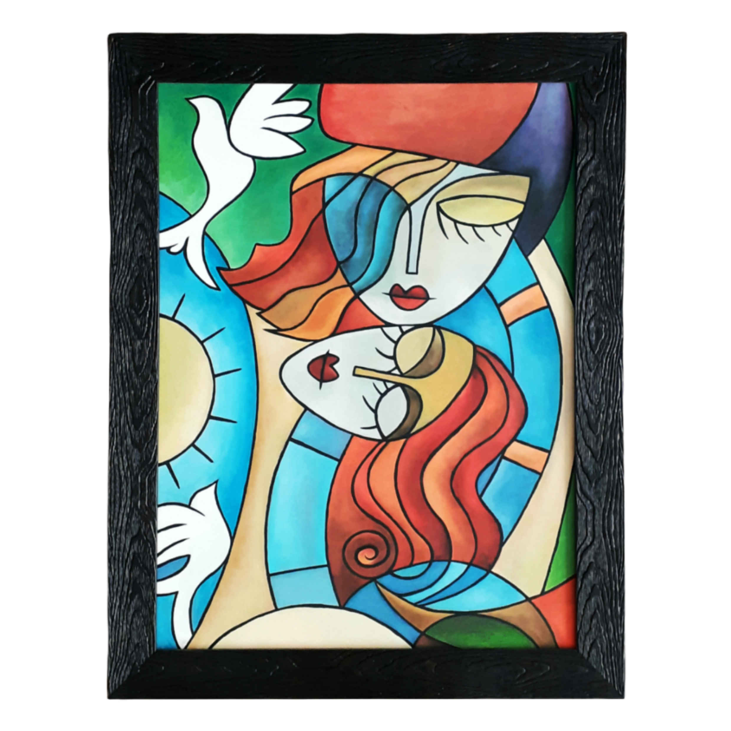 Kubistische Wandkunst – Geeignet für minimalistische und moderne Designs