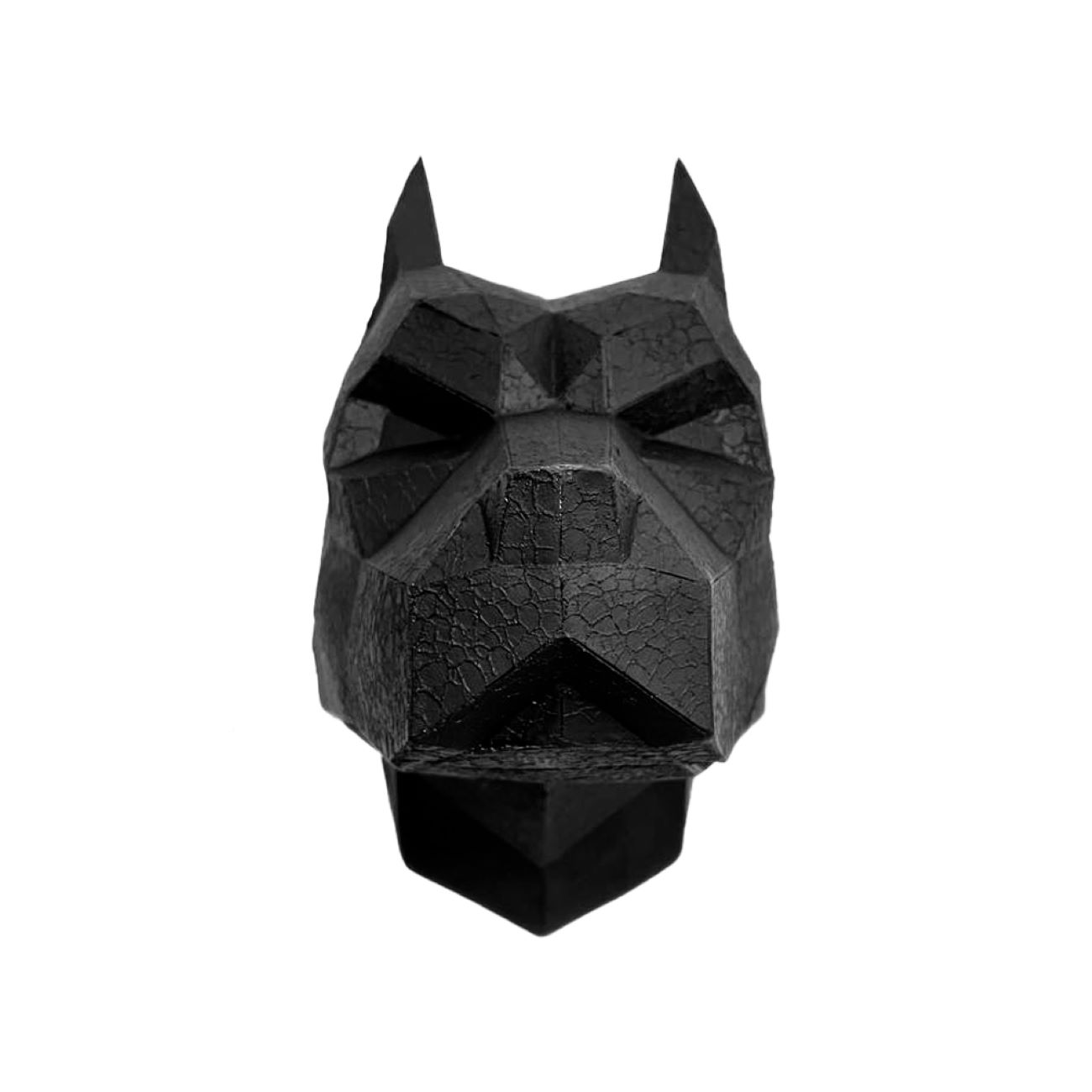 Kubistischer Hund Wandornament – Passend für kreative Innenräume