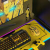 Dual-Mode-Gaming-Maus (kabellos & kabelgebunden), mit 10 Tasten & Ein/Aus-Schalter