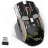 Dual-Mode-Gaming-Maus (kabellos & kabelgebunden), mit 10 Tasten & Ein/Aus-Schalter