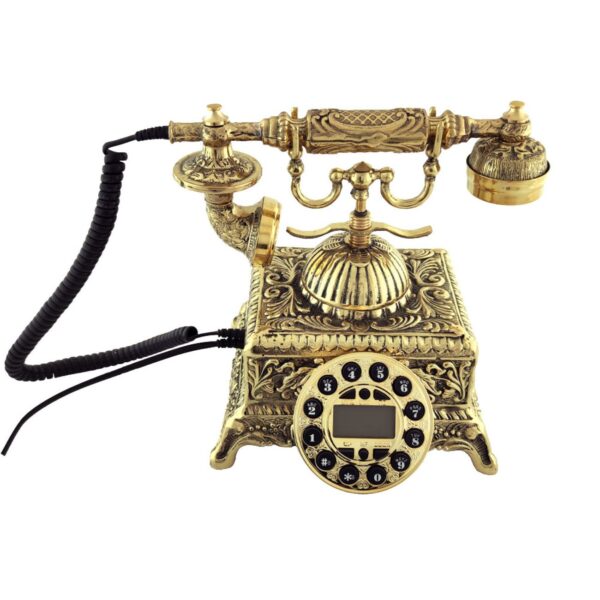 Elegant-Old-World-Brass-Telephone-in-Vintage-Style-3