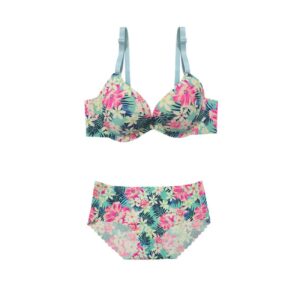 Blumiges Hawaei-BH & String-Set – Für stilvolle Alltags-Looks