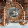 Golbarg-Copper-Mirror-and-Candle-Holder-Set-–-Nano-Coated