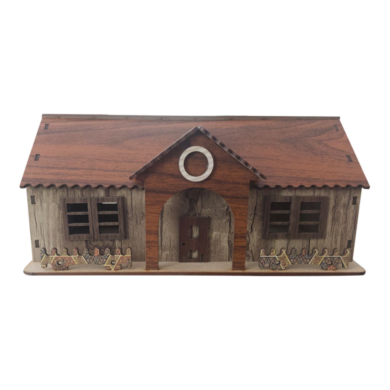 Holz-Taschentuchbox im charmanten Landhausstil