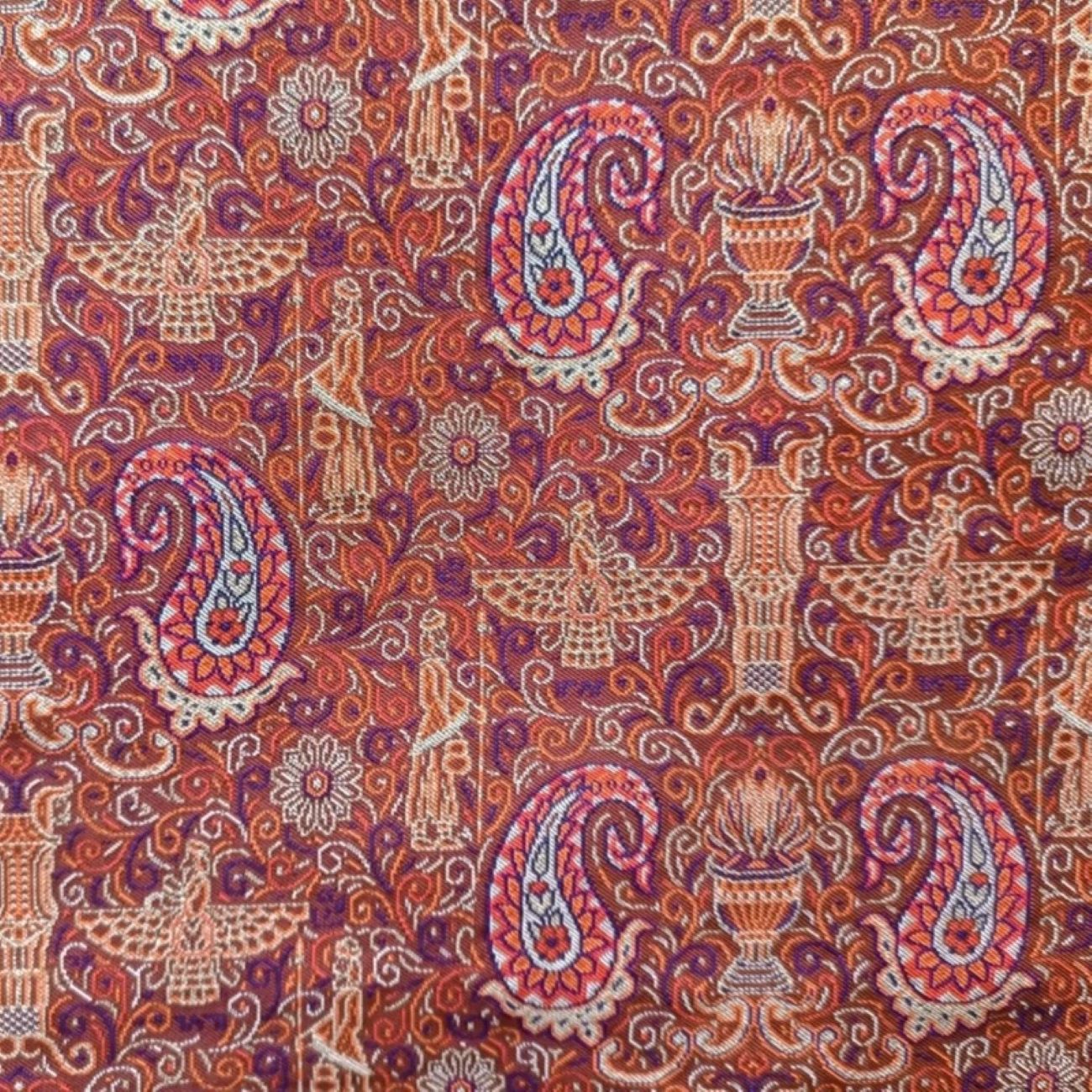 Heritage Farvahar & Achämenidenmuster – Authentischer Termeh-Stoff für Wohnen & Mode