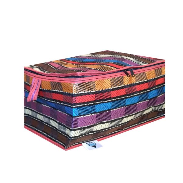 Jajim-Design-Multi-Purpose-Cloth-Box-Plaid-Pattern-1