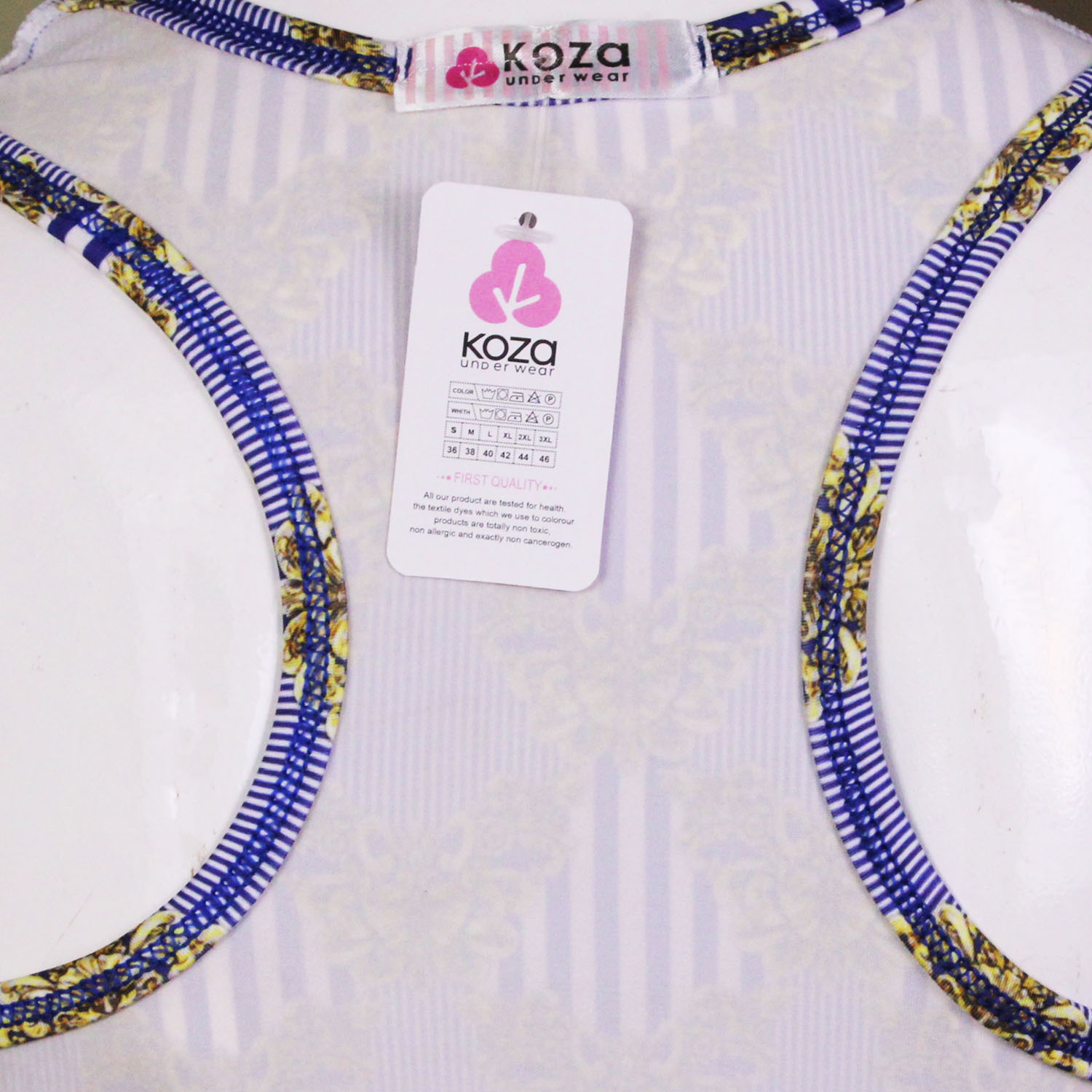 Leichtes Koza-Sport-BH und Höschen-Set – Für ganztägigen Komfort geeignet