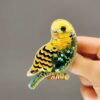 LoveBirds Brosche – von der Natur inspiriert