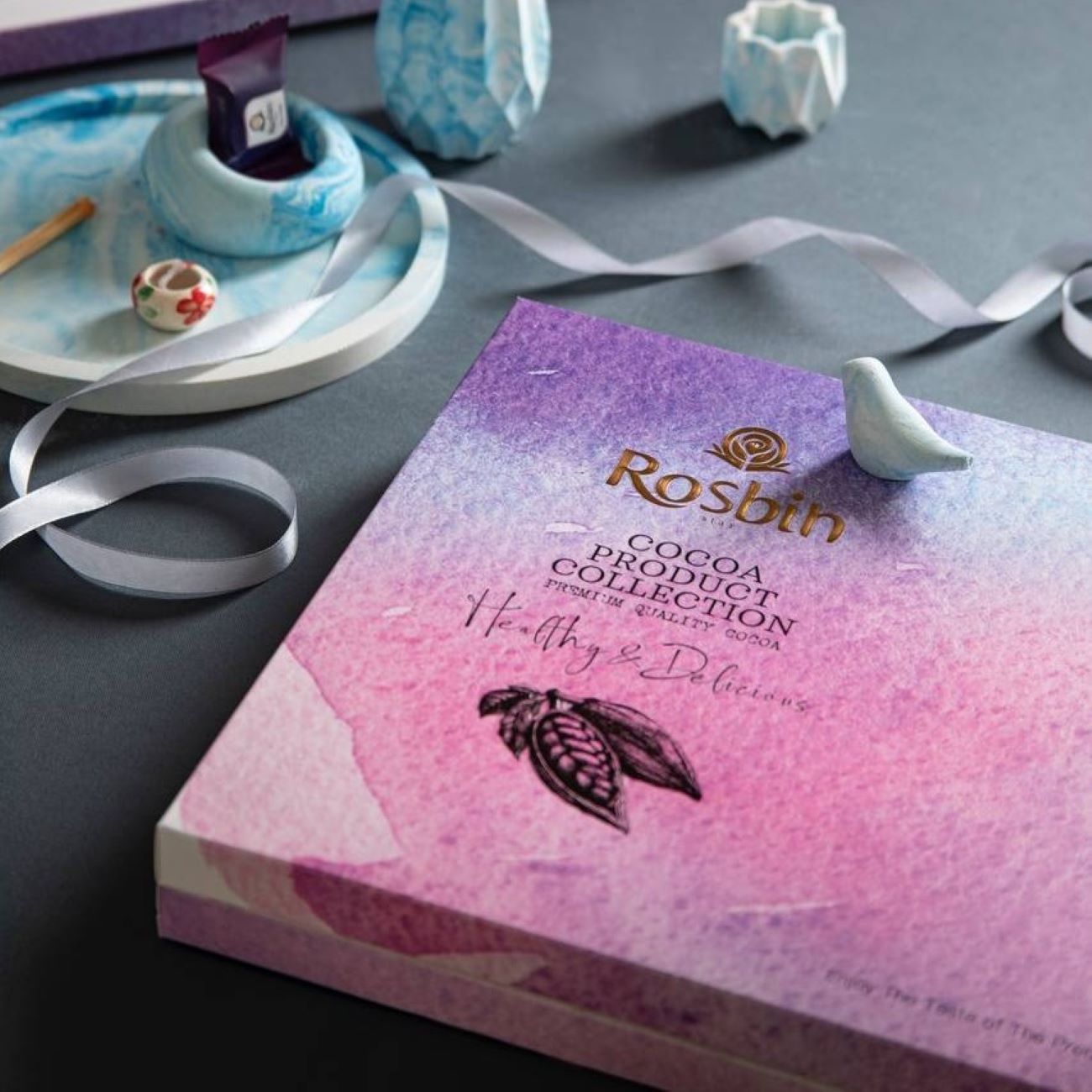 Melorin Mehrfach Rosbin Stern Pralinen – 300 Gramm (3 Stück)