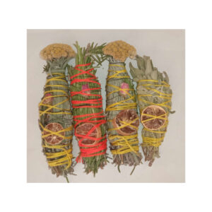 Gemischtes Kräuter-Smudge-Set – Zum Raumklären geeignet (4er-Pack)