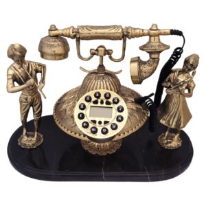 Altweltlicher Charme – Klassisches Messingtelefon für einen Hauch Geschichte, Musiker-Modell