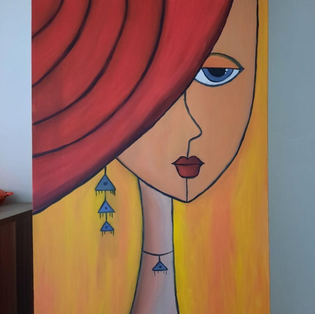 Originales Kunstwerk im Kubismus-Stil – Geeignet für Kunstliebhaber und Dekorateure