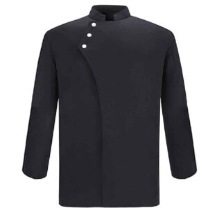 Professionelle Kochjacke mit langen Ärmeln – Unisex, leicht, atmungsaktiv & langlebig