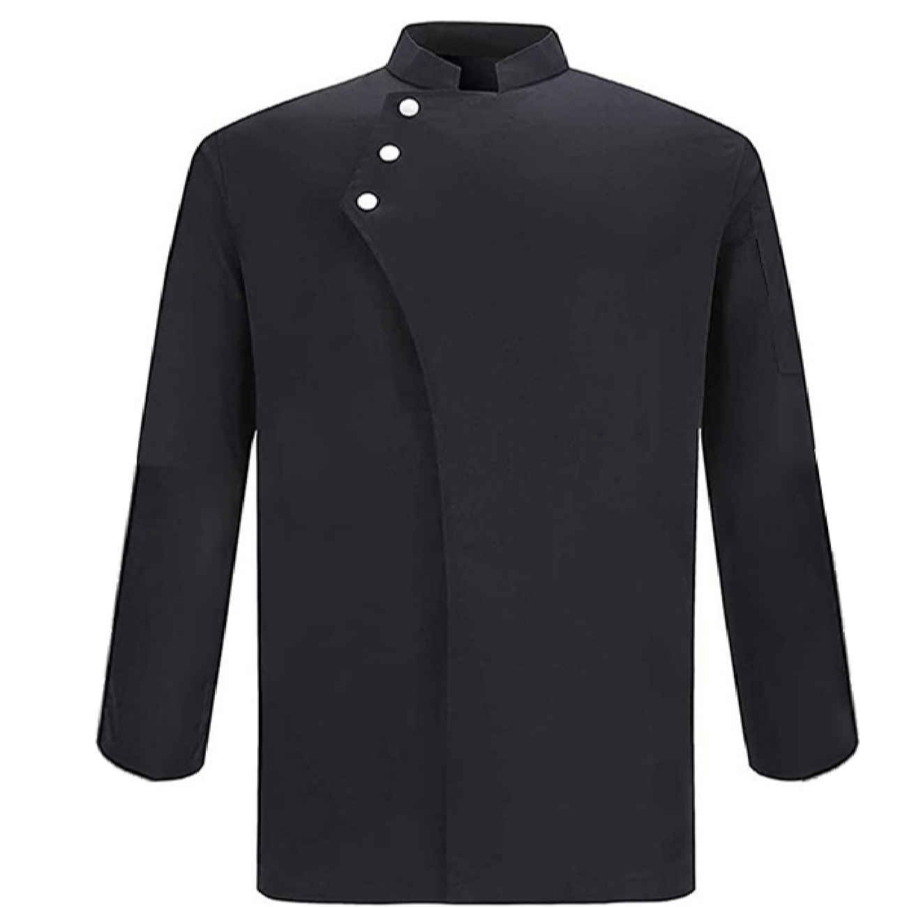 Professionelle Kochjacke mit langen Ärmeln – Unisex, leicht, atmungsaktiv & langlebig