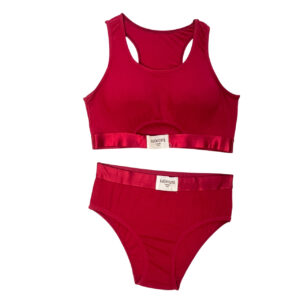 Sport-BH mit Racerback und Höschen-Set – Für Fitness & bequeme Bewegung
