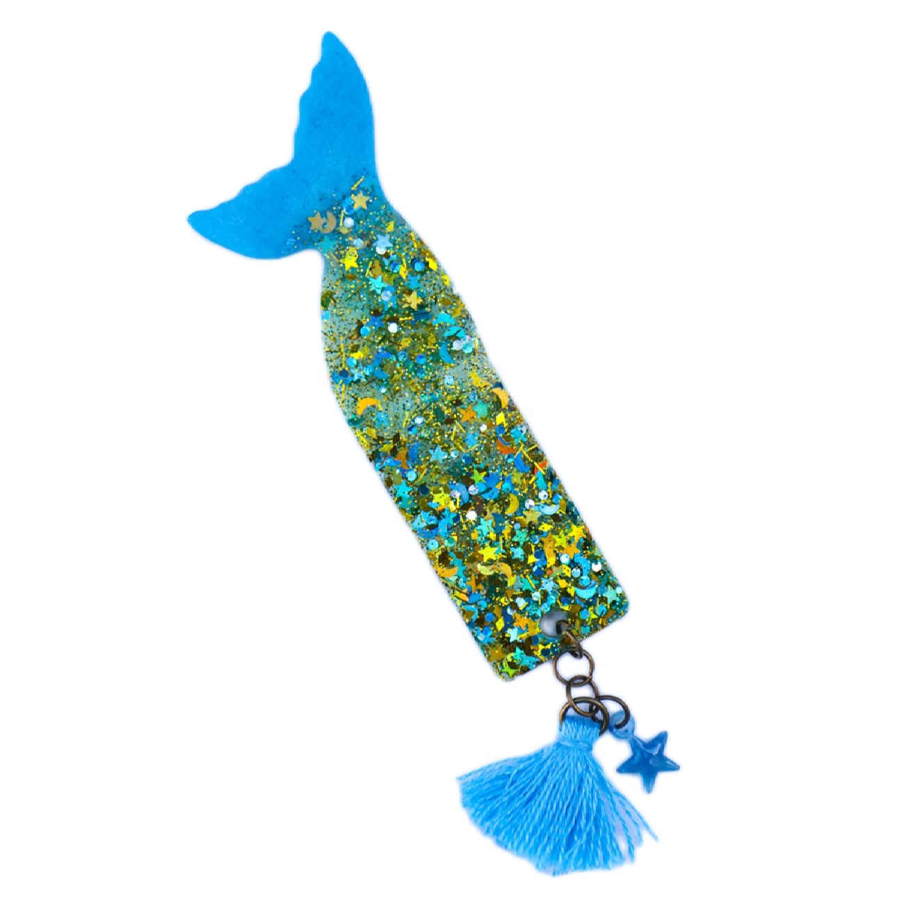 Harz-Lesezeichen mit Fischschwanz-Design – Perfektes Geschenk für Lehrer oder Leser
