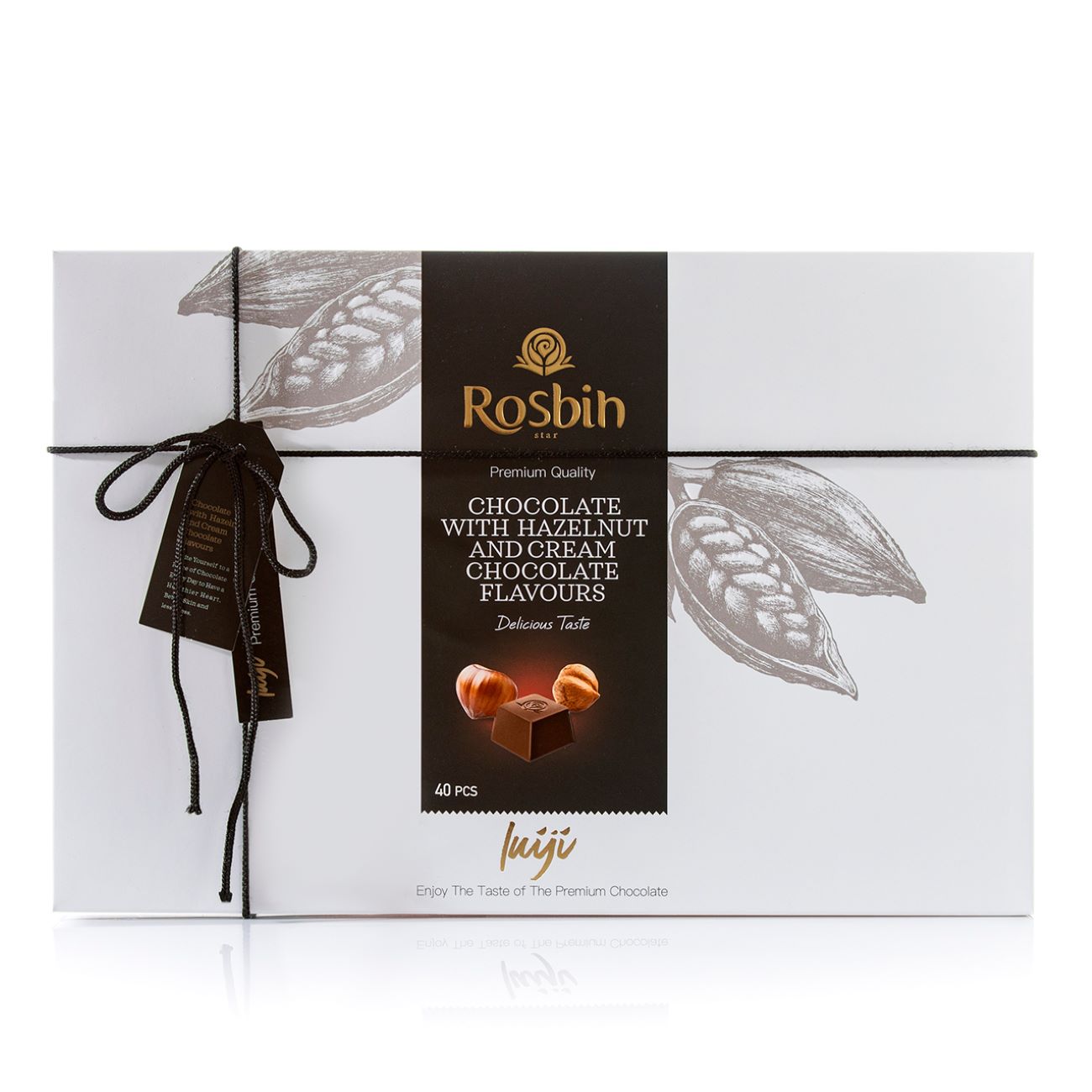 Rosbin Stern Haselnuss-Schokolade – 320 Gramm (3 Stück)