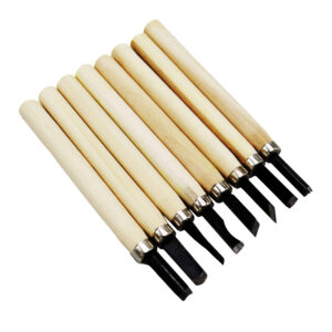 Samco YP-08 Holzschnitzmeißel-Set – 8 Werkzeuge für Schnitz- & Detailarbeiten (8er-Pack)