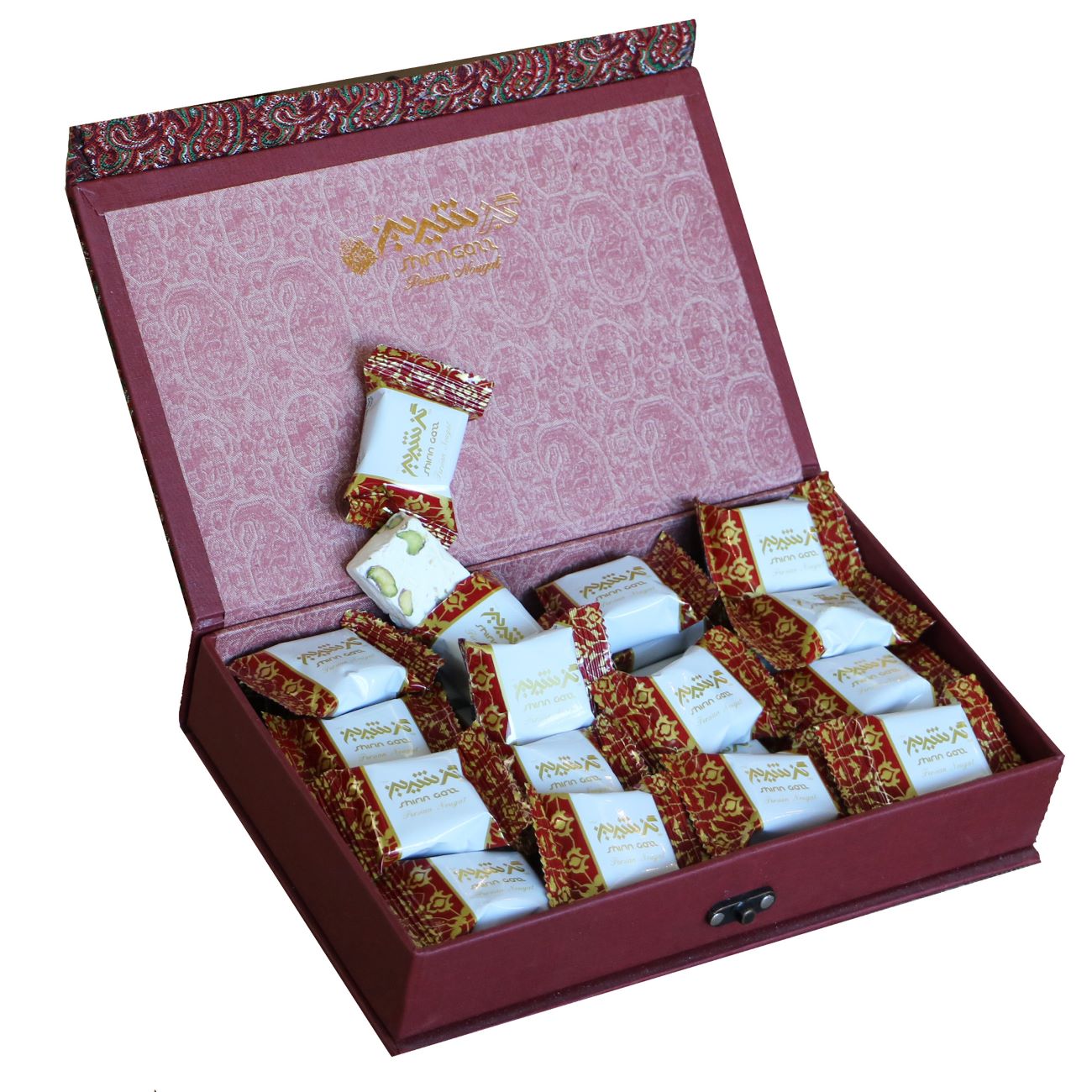 Shirin Gaz – mit 28 % Pistazien – 360 g in luxuriöser Geschenkbox (2x)