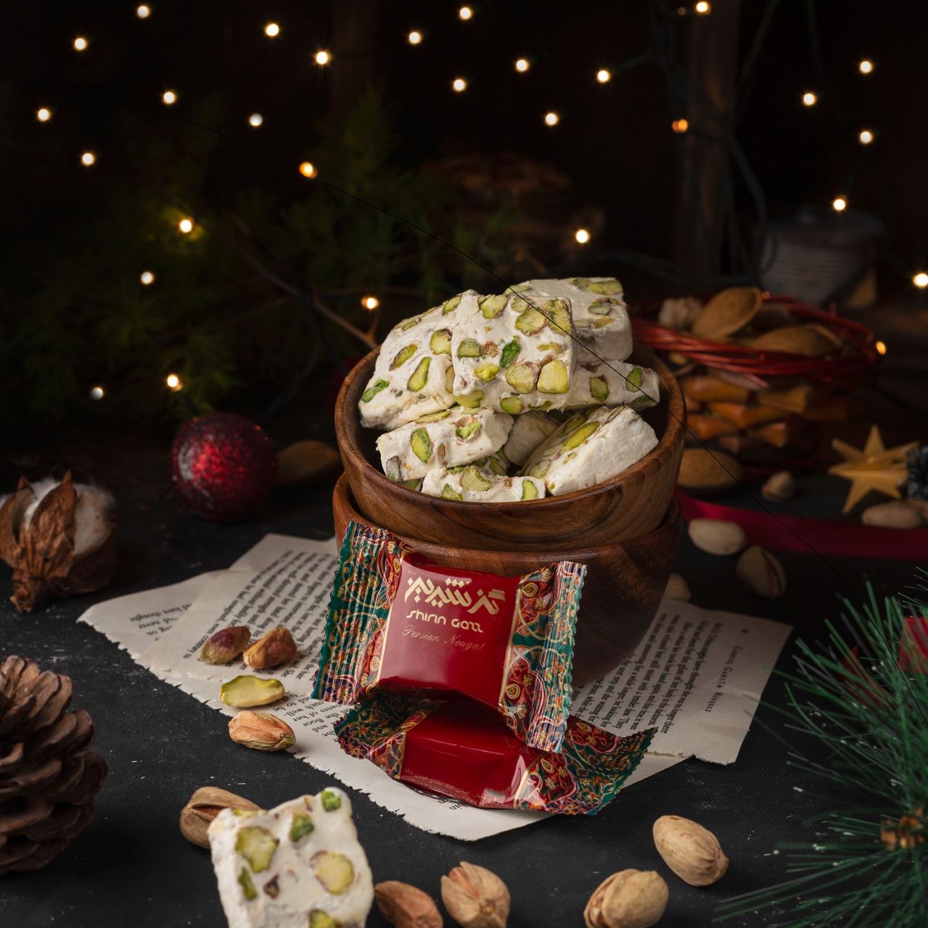 Shirin Gaz – mundgerecht, 40 % Pistazien – 450 g (2x)