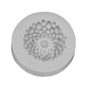 Silikon-Kerzenform für das Basteln schöner handgemachter Kerzen mit Blumen-Design