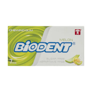 Zuckerfreier Mini-Stick-Kaugummi mit Melonengeschmack von Biodent (6 Stück)