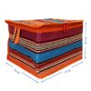 Traditionelle Aufbewahrungsbox im Jajim-Stil