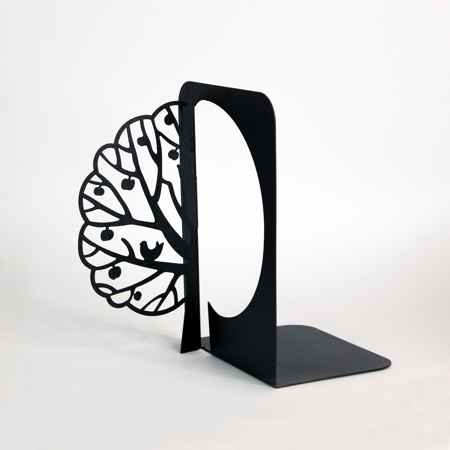 Buchstütze mit Baum-Design – Geeignet für Regale in Wohnräumen, Büros und Arbeitszimmern