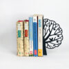 Buchstütze mit Baum-Design – Geeignet für Regale in Wohnräumen, Büros und Arbeitszimmern