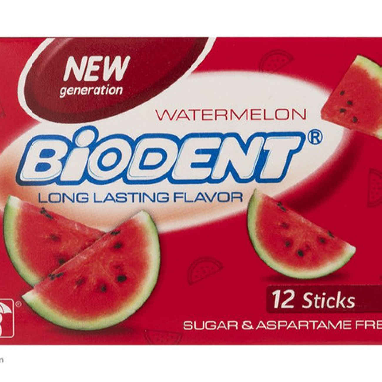 Wassermelonen-Kaugummi von Biodent – 6 Stück